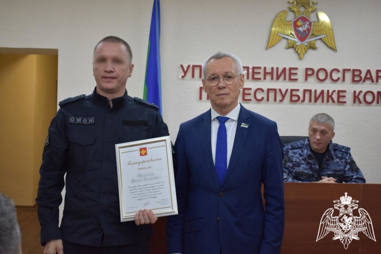 В Управлении Росгвардии по Республике Коми отметили 108-ю годовщину со дня образования военно-политических органов