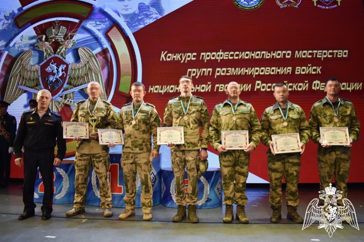 В Сыктывкаре подведены итоги конкурса профессионального мастерства групп разминирования Росгвардии 