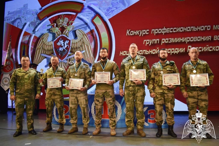 В Сыктывкаре подведены итоги конкурса профессионального мастерства групп разминирования Росгвардии 