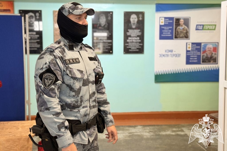 Росгвардия Коми совместно с полицией обеспечила безопасность проведения выборов