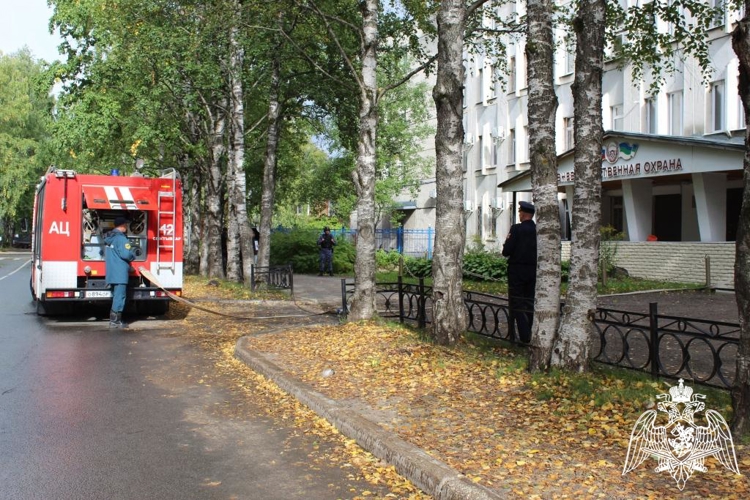 В Сыктывкаре прошли совместные пожарно-тактические учения Росгвардии и МЧС