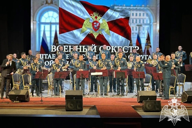  В Республике Коми выступил военный оркестр штаба Северо-Западного округа Росгвардии
