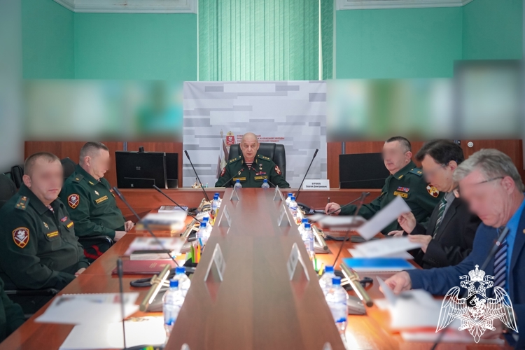 Начальник Управления Росгвардии по Республике Коми принял участие в заседании Военного совета Северо-Западного округа Росгвардии
